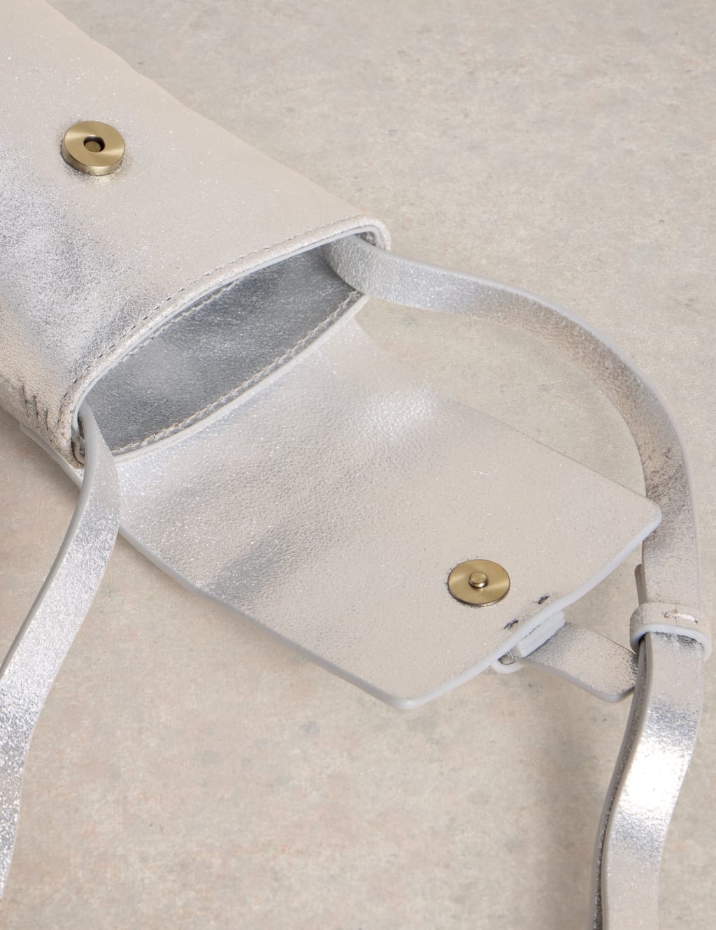 Leather Buckle Cross Body Phone Bag 4 of 4