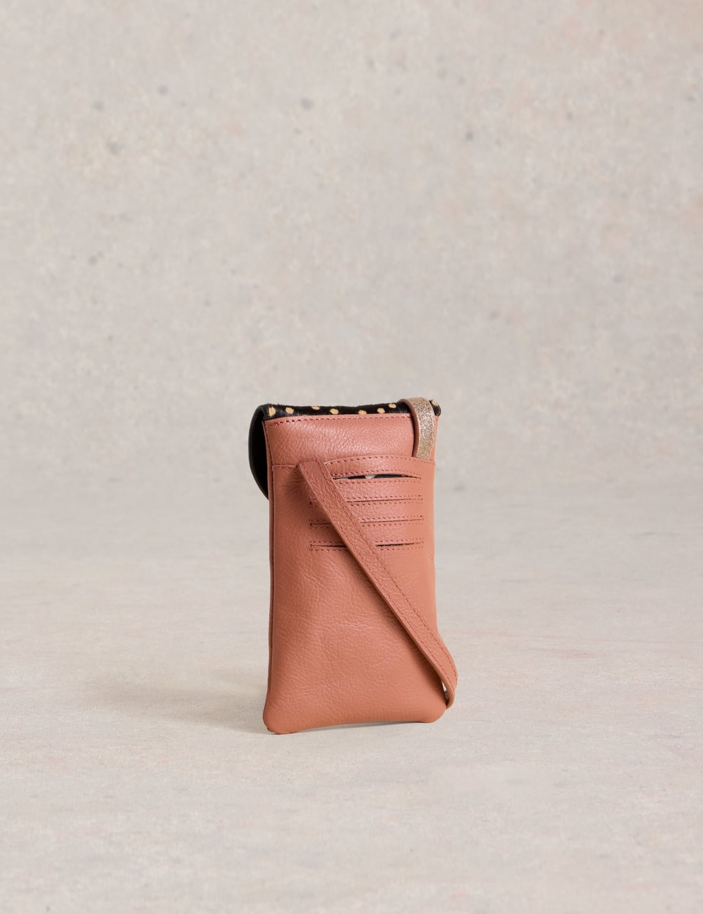 Leather Cross Body Phone Bag 3 of 4