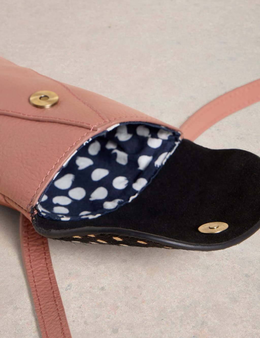 Leather Cross Body Phone Bag 4 of 4