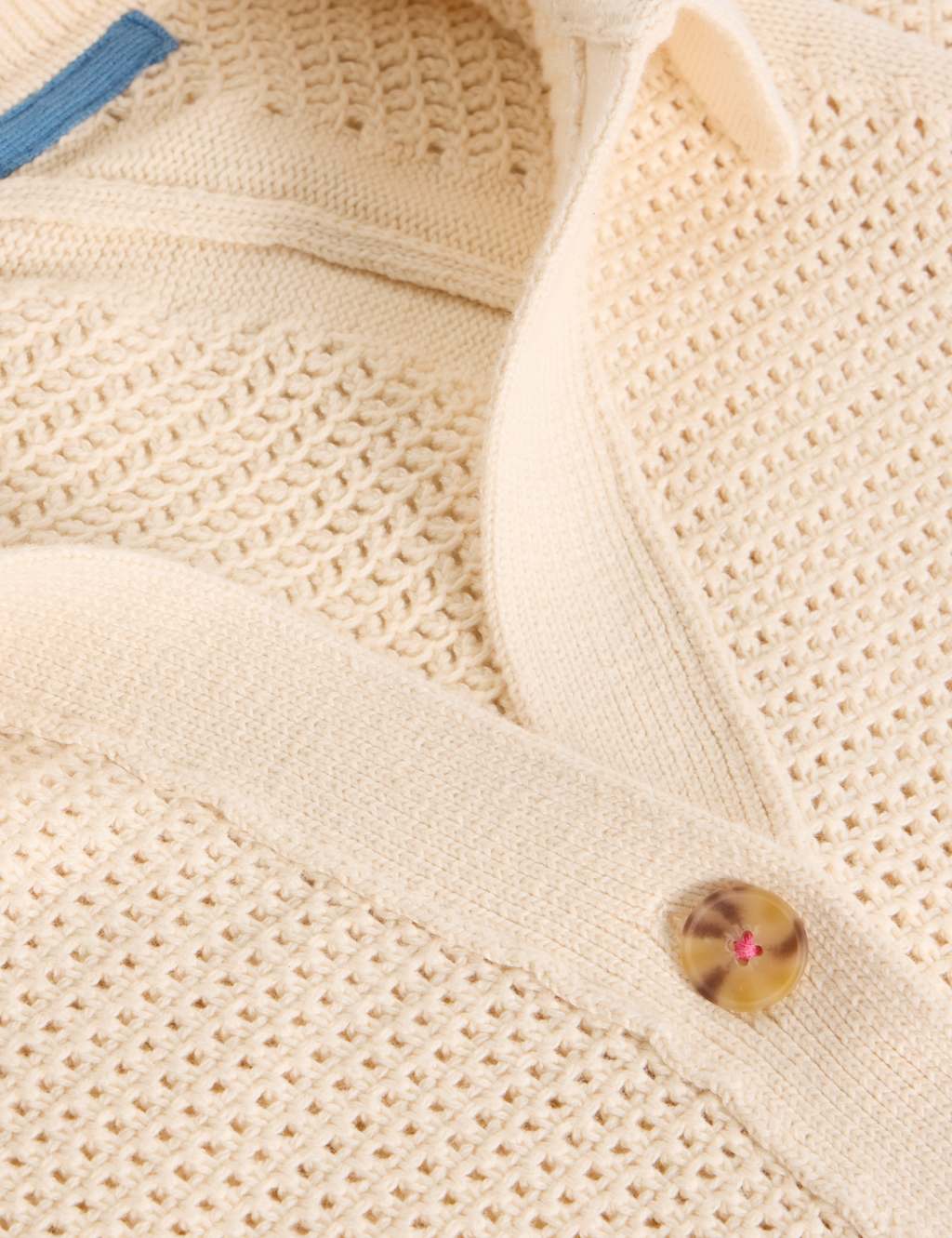 Pure Cotton Collared Button Front Cardigan 6 of 6