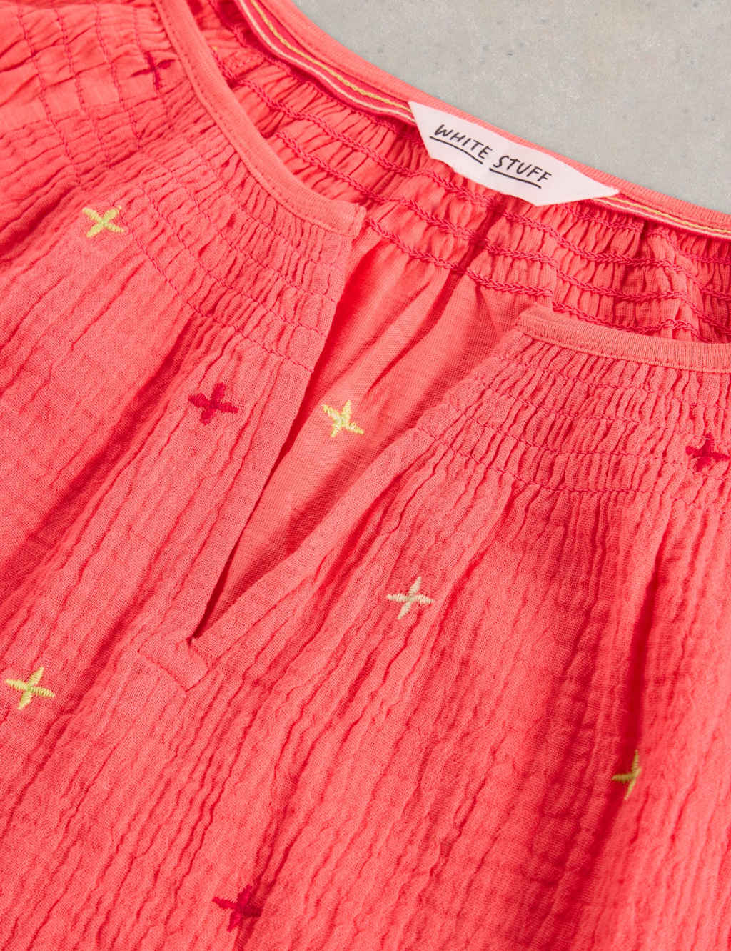Pure Cotton Embroidered Top 6 of 6