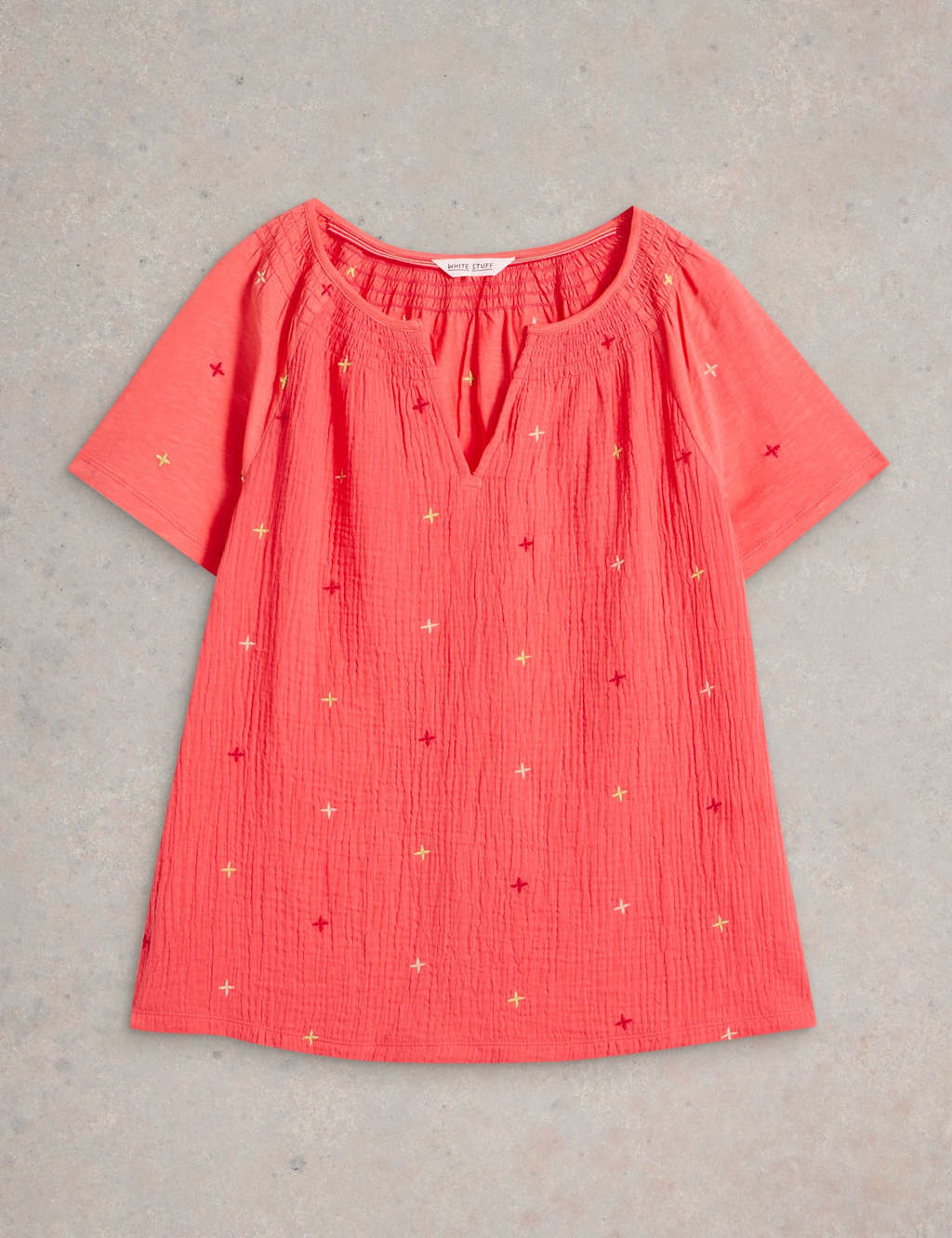 Pure Cotton Embroidered Top 2 of 6