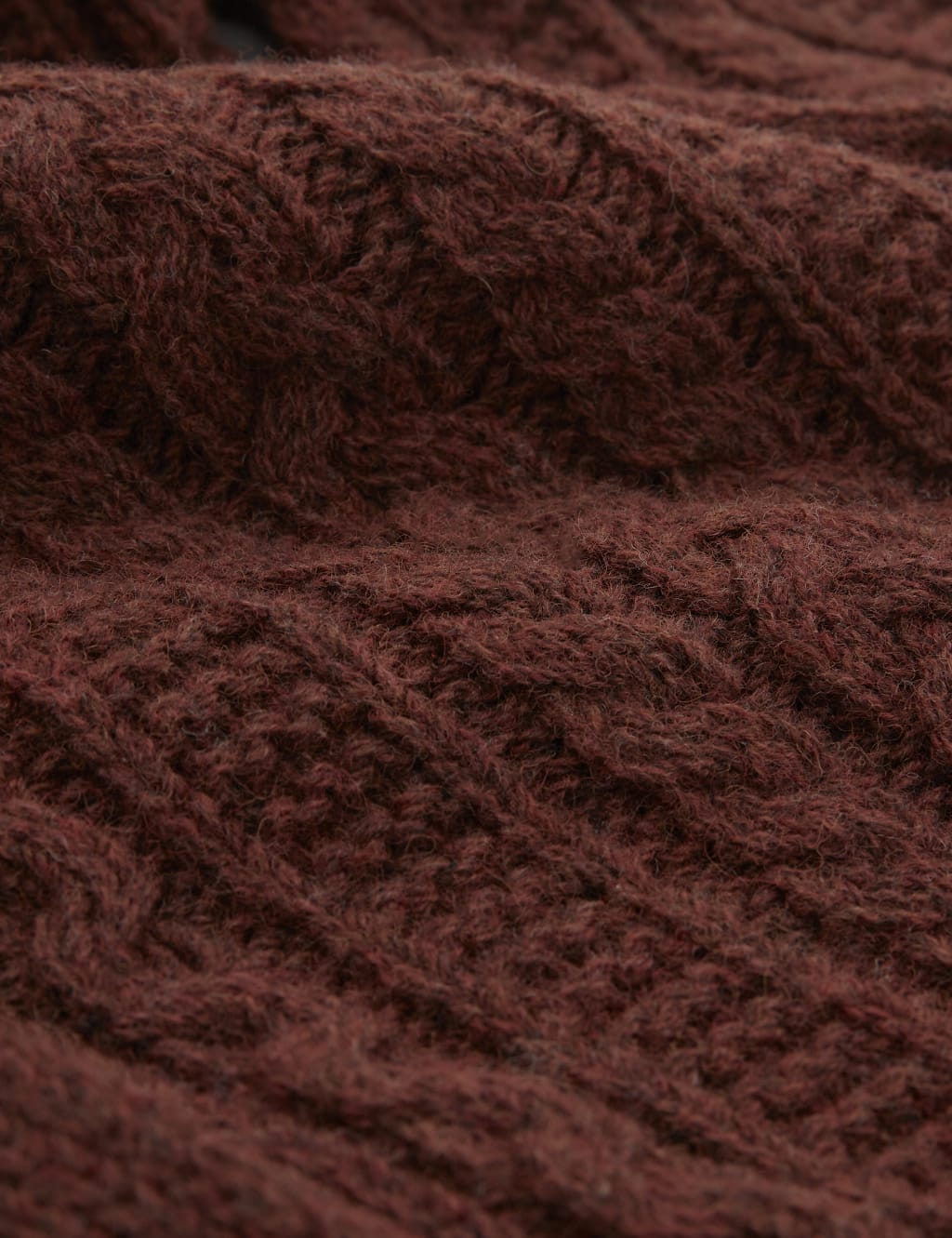 Pure Wool Cable Knit V-Neck Cardigan 6 of 7