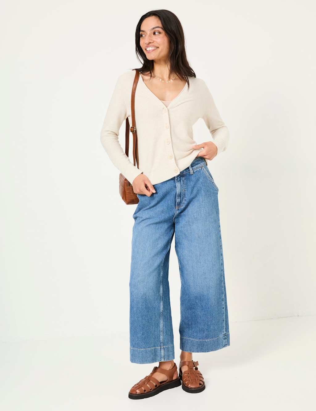 Pure Cotton V-Neck Cardigan 3 of 9