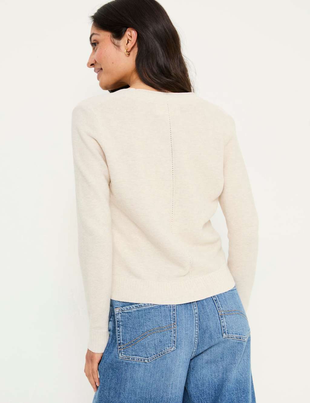 Pure Cotton V-Neck Cardigan 4 of 9
