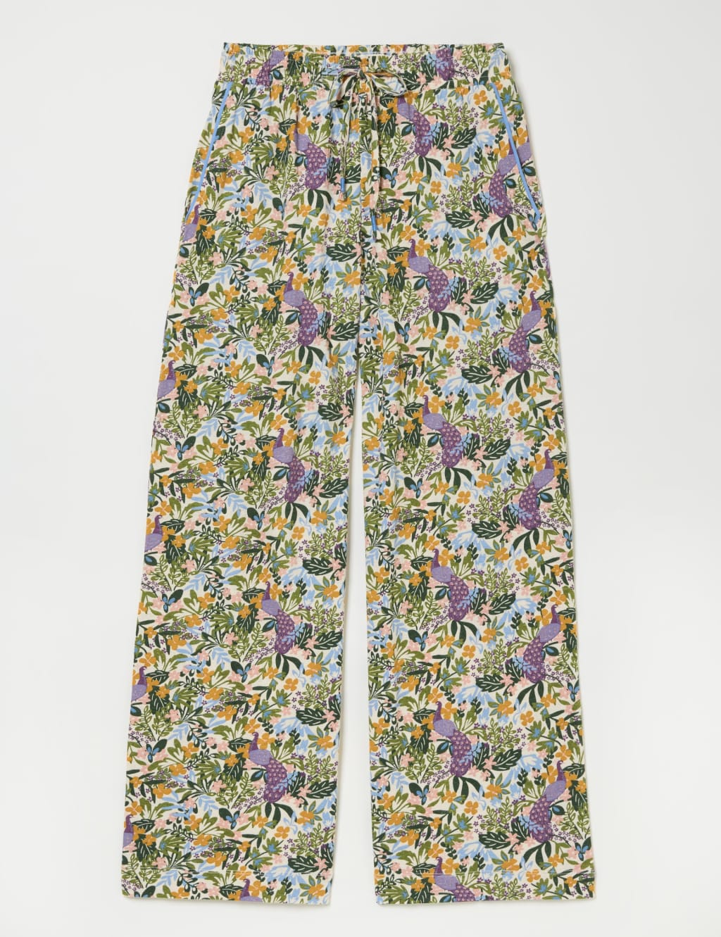 Cotton Rich Print Pyjama Bottoms 2 of 5