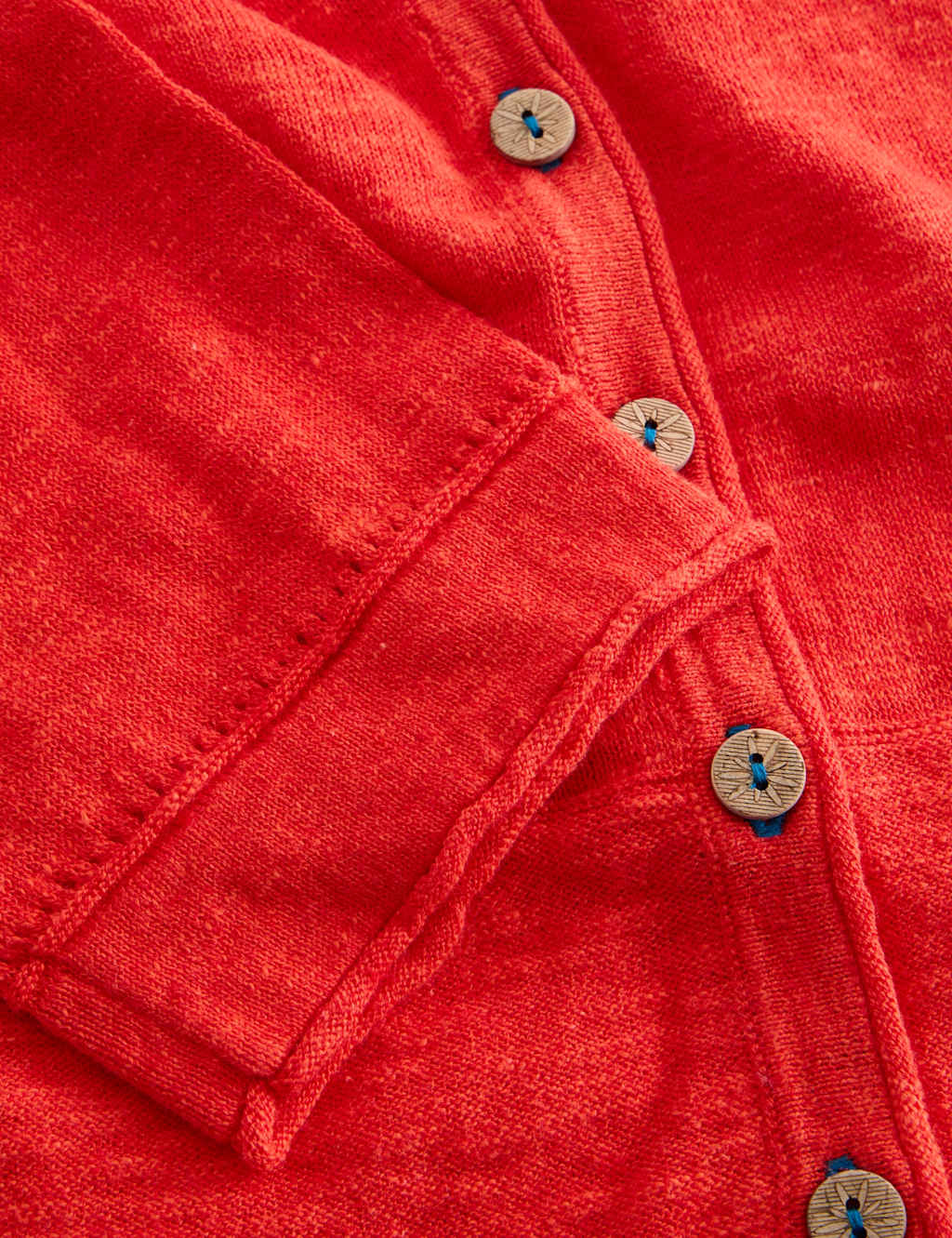 Cotton Rich V-Neck Cardigan 7 of 7