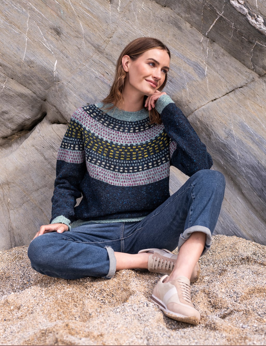 Pure Wool Crew Neck Jumper 5 of 6