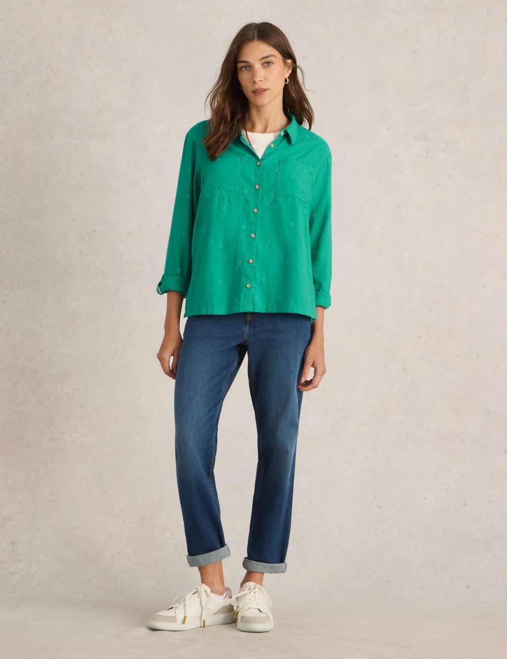 Pure Cotton Printed Button Through Shirt 3 of 6