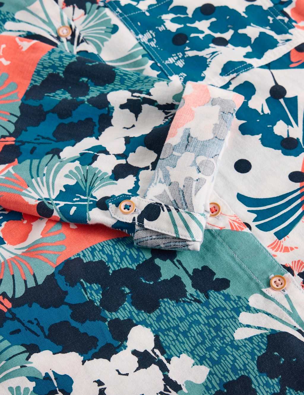 Pure Cotton Printed Button Through Shirt 6 of 6
