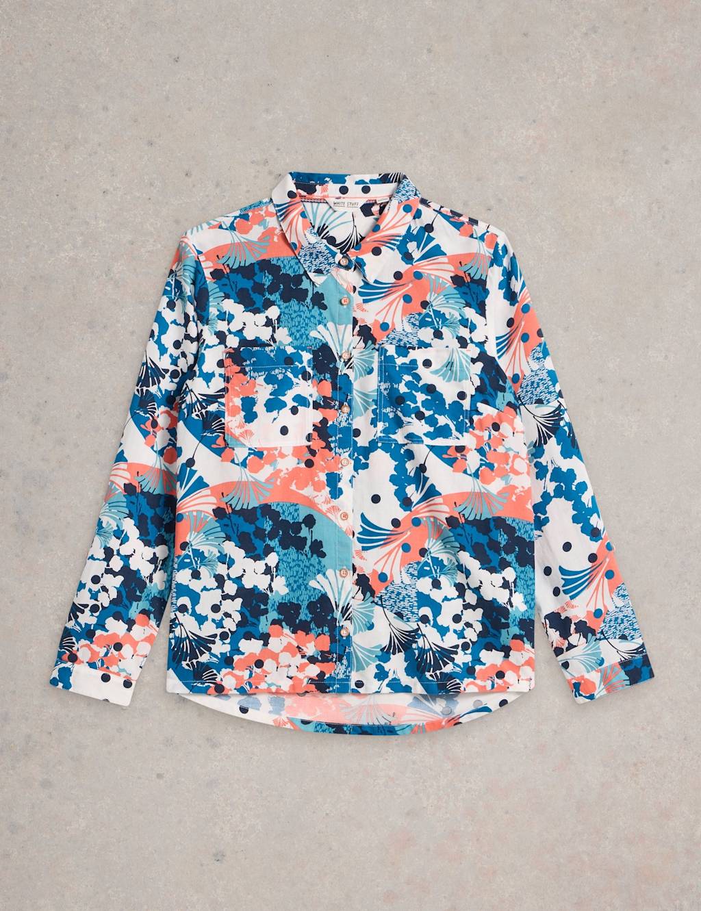 Pure Cotton Printed Button Through Shirt 2 of 6