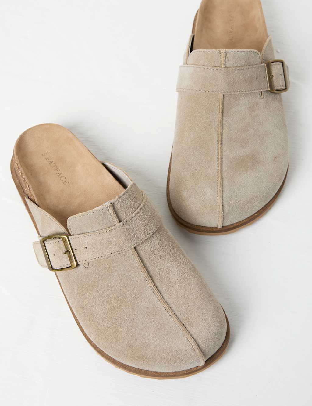 Suede Buckle Mule Slippers 2 of 3