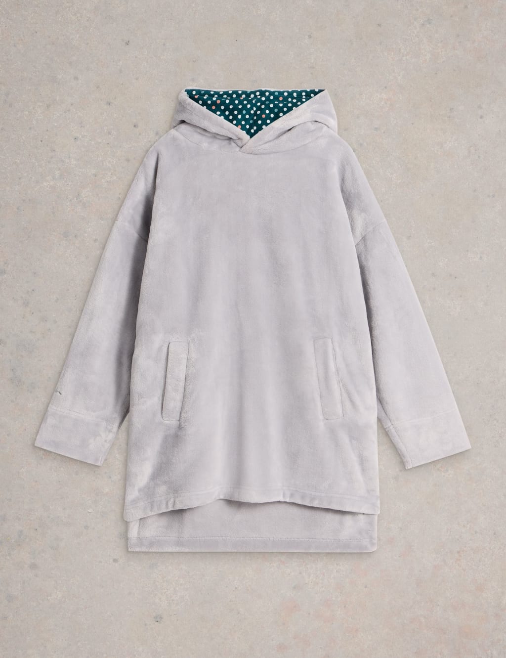 Clover Fleece Lounge Hoodie White Stuff M S