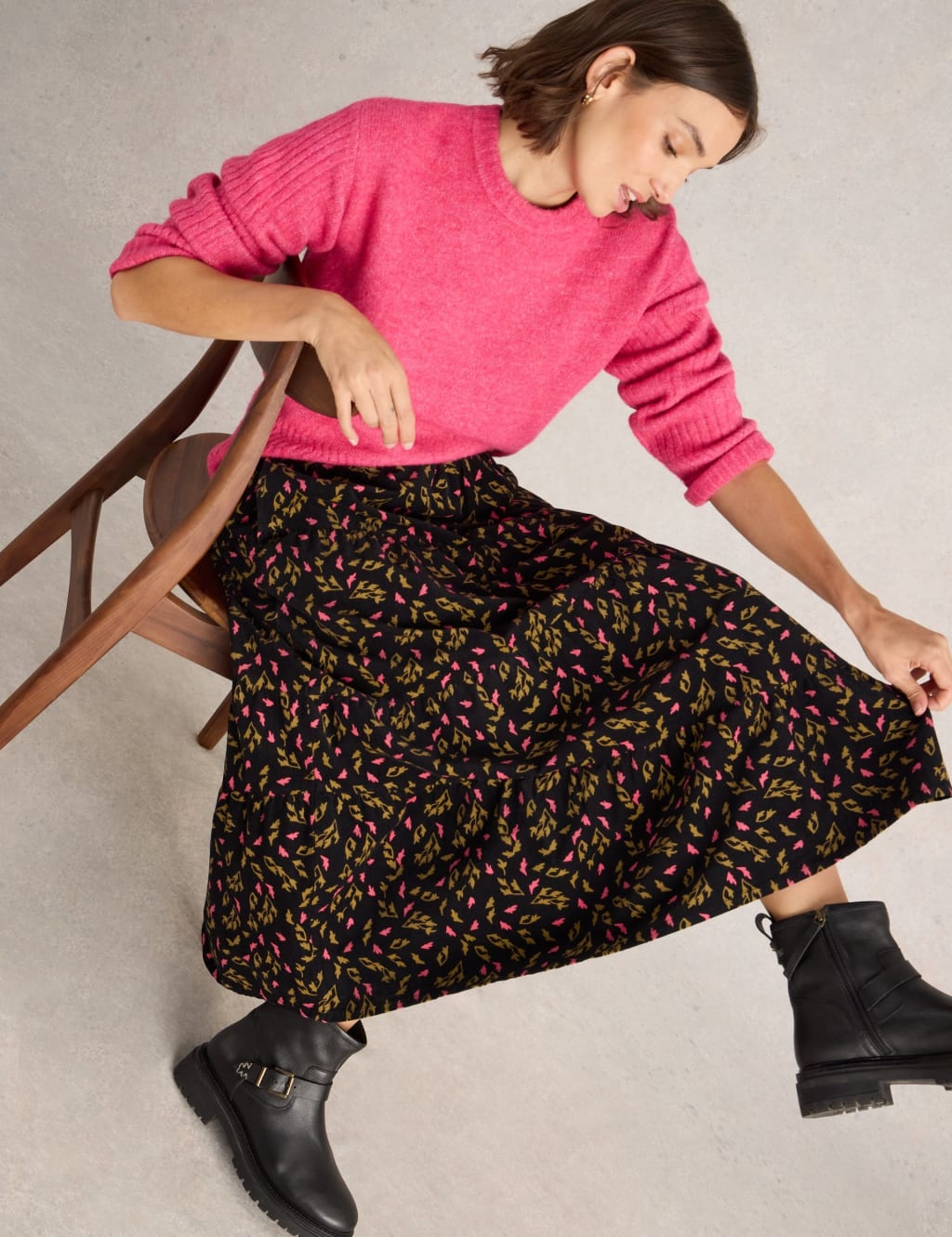 Cord skirt m&s clearance