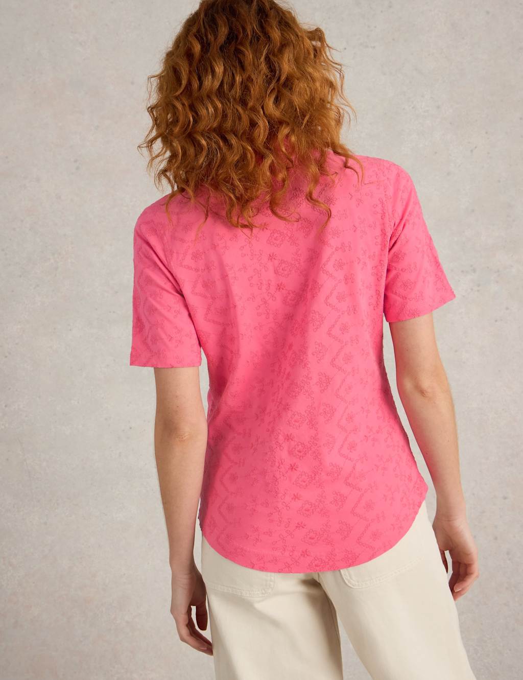 Pure Cotton Broderie Shirt 4 of 6