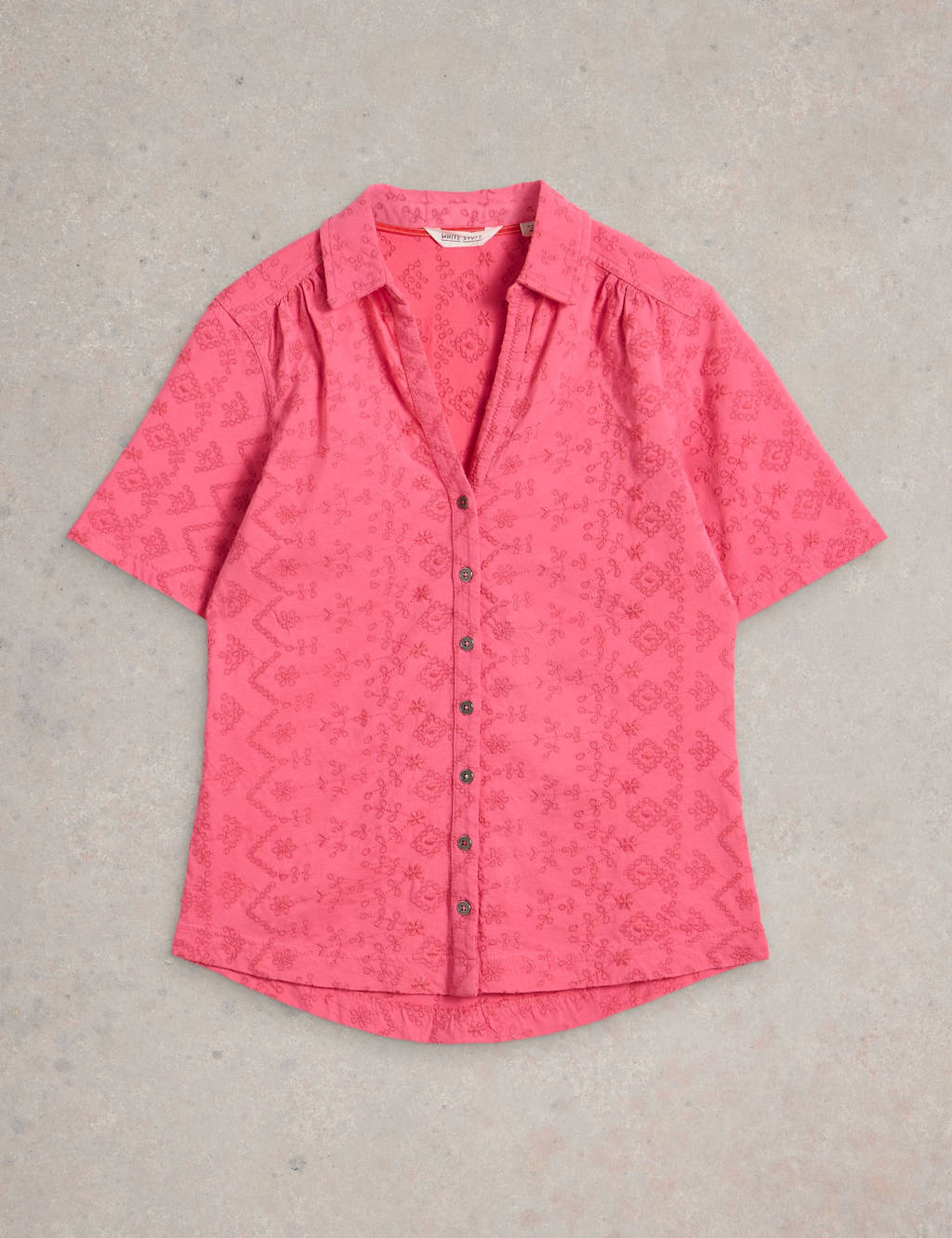 Pure Cotton Broderie Shirt 2 of 6