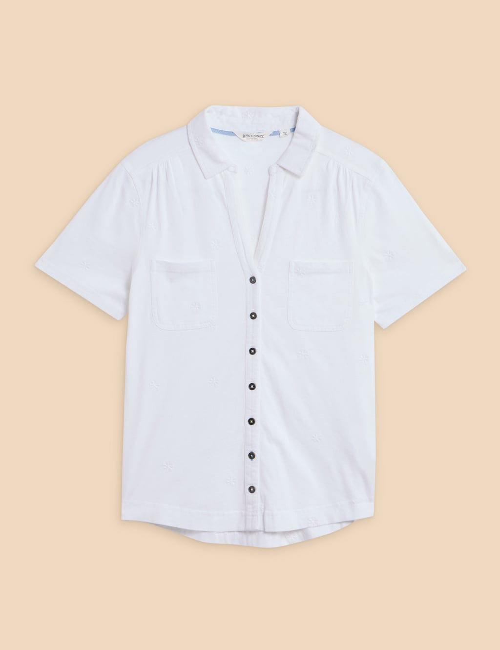 Pure Cotton Embroidered Shirt 2 of 7
