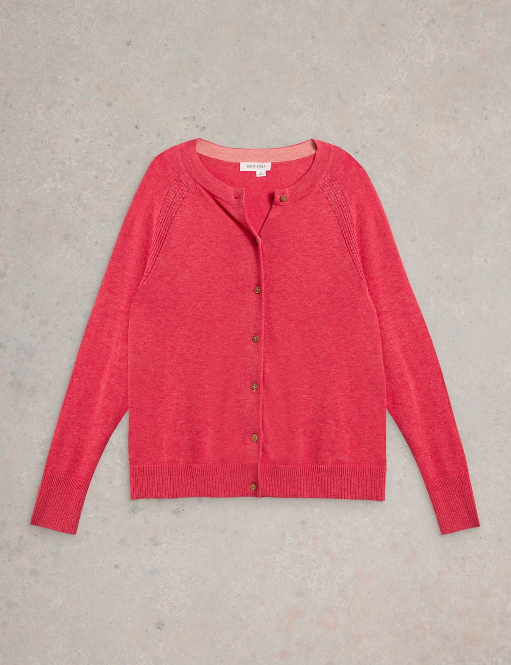 Pure Cotton Crew Neck Cardigan 2 of 6