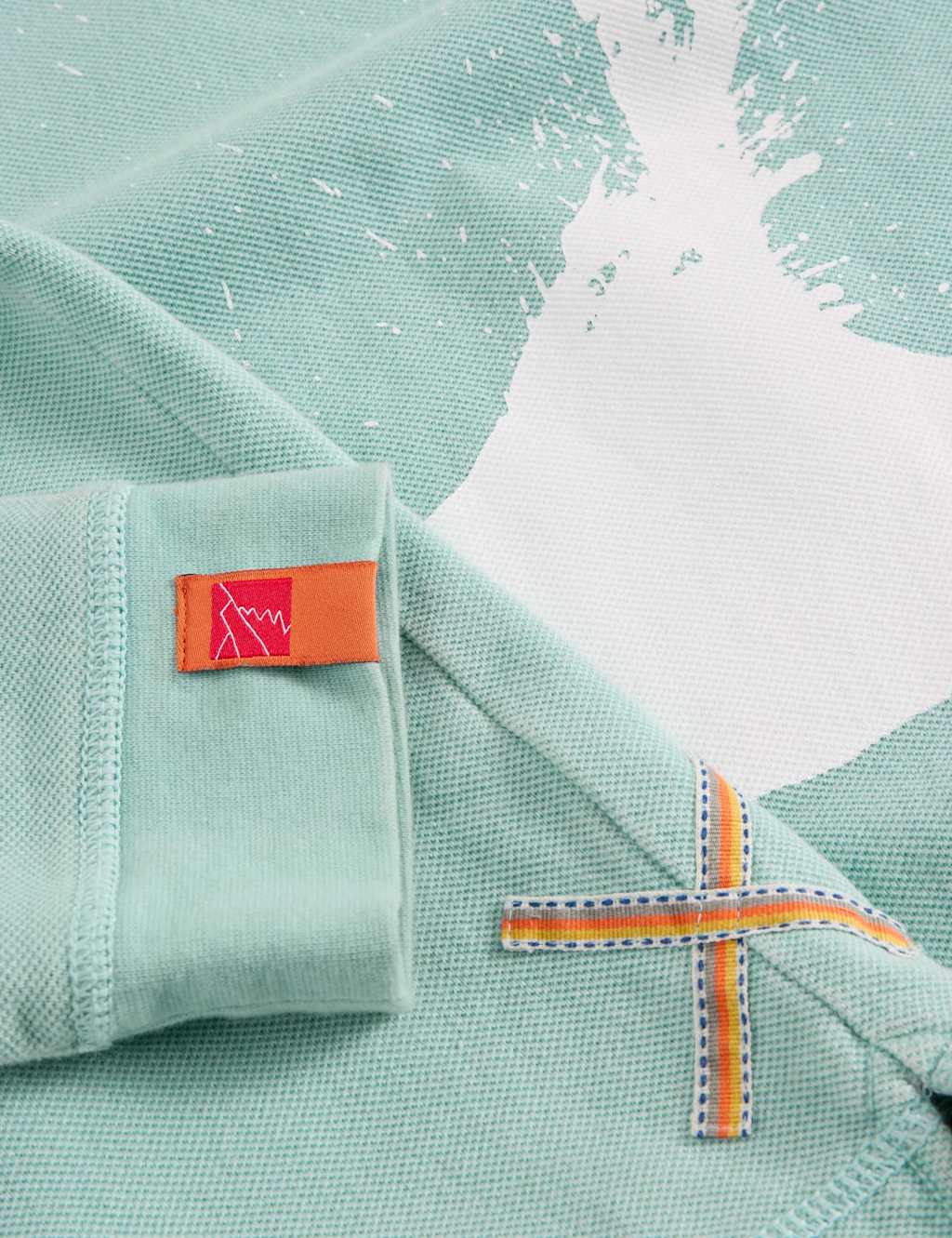 Pure Cotton Funnel Neck Half Zip Sweatshirt 6 of 7