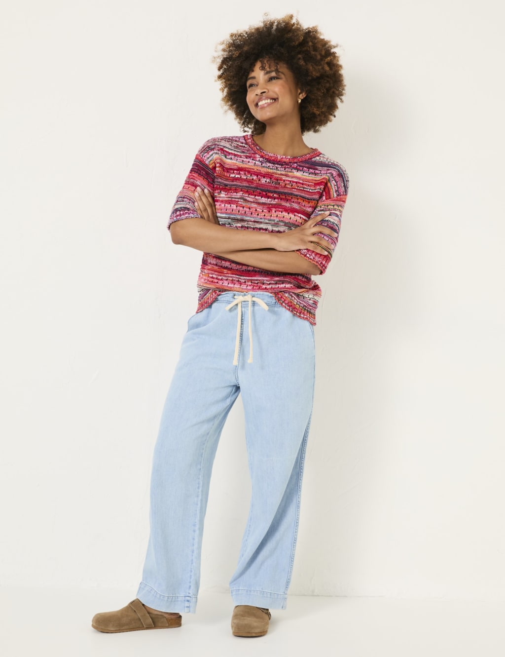 Elasticated Wide Leg Jeans 3 of 6