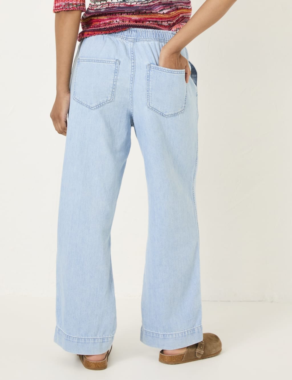 Elasticated Wide Leg Jeans 6 of 6