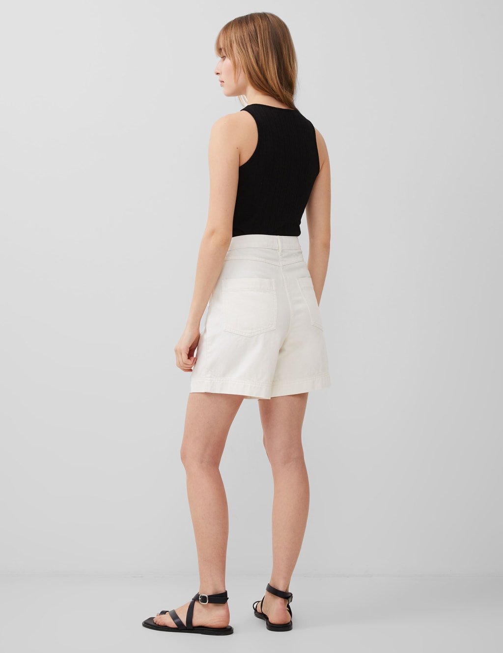 Denim High Waisted Short 4 of 4