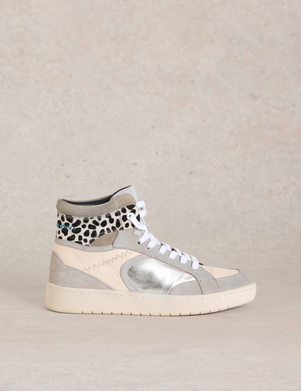 Women's high top leather sneakers on sale