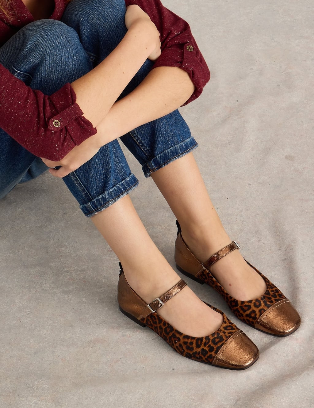 M&s animal print shoes sale