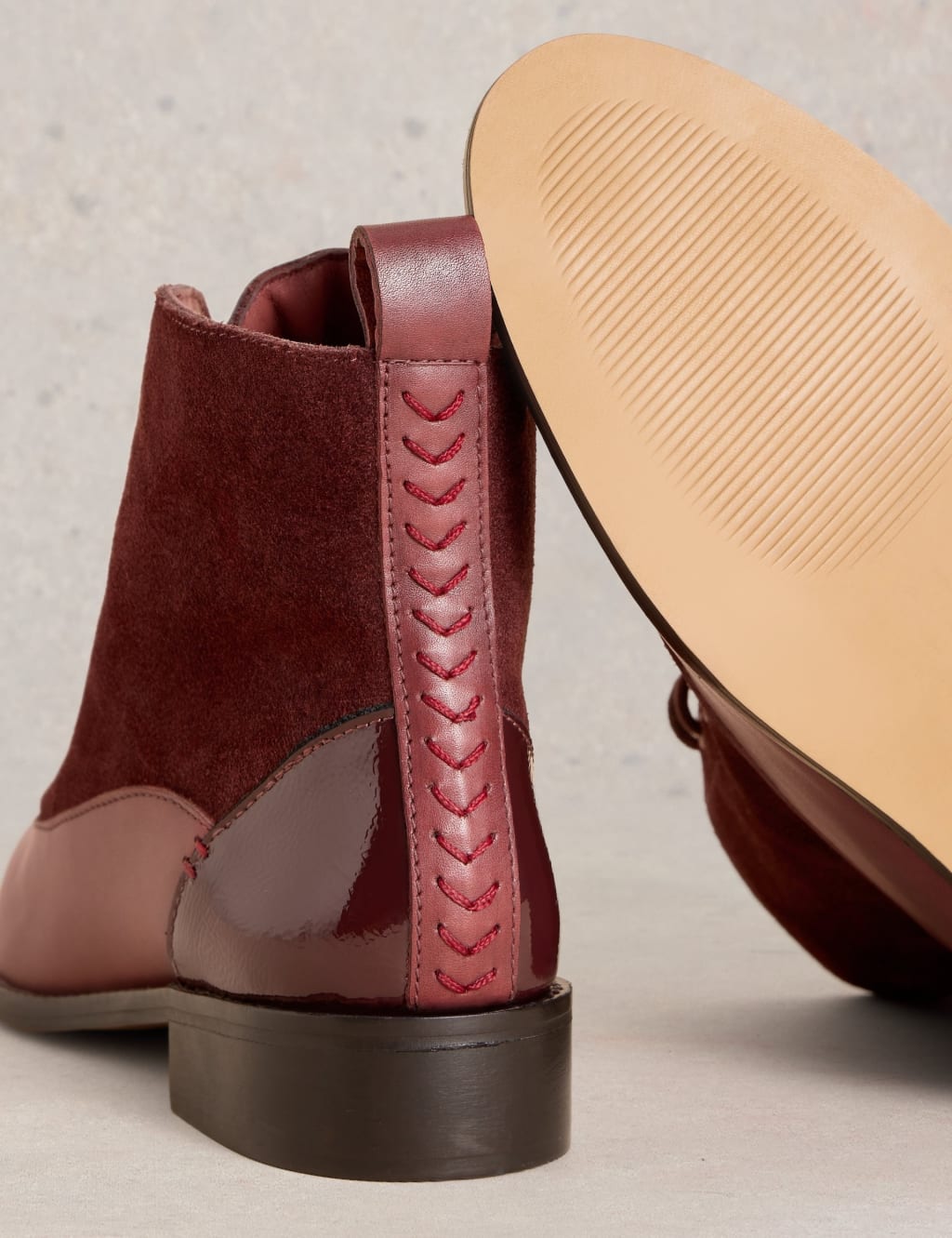 Red lace up boot heels deals
