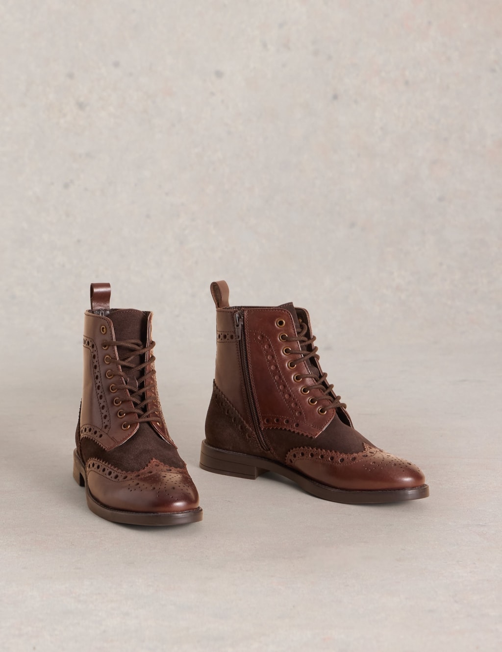 Brogue boots womens 2025