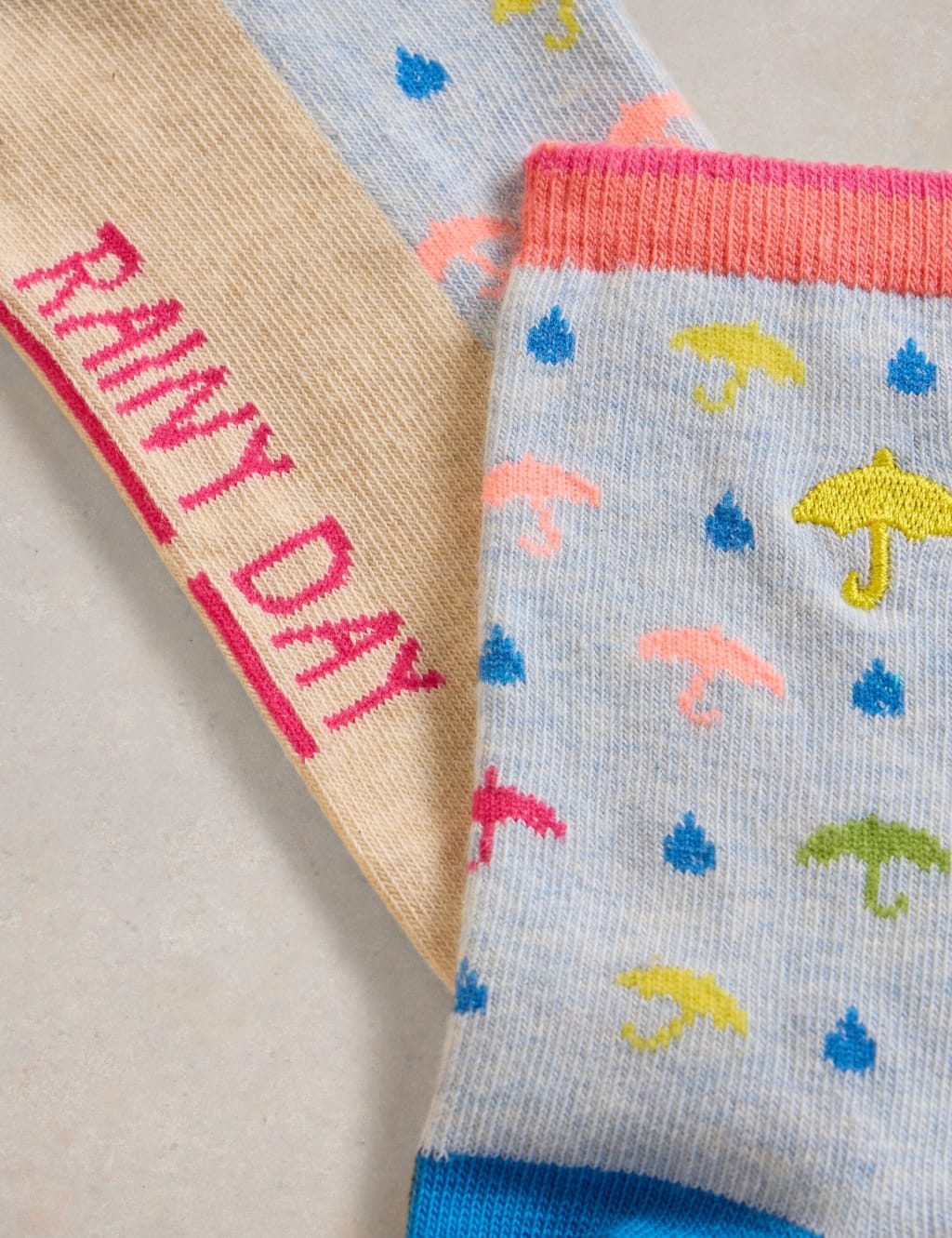 Cotton Rich Patterned Ankle High Socks 2 of 2