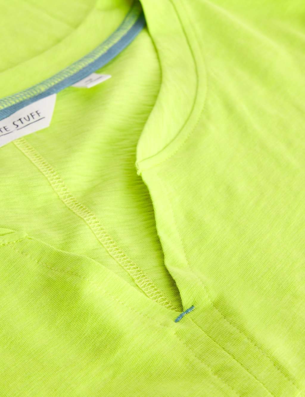 Pure Cotton Notch Neck T-Shirt 6 of 6