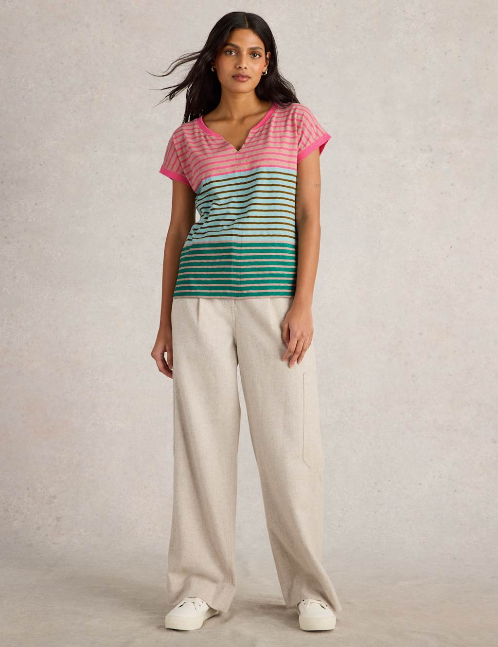 Pure Cotton Striped T-Shirt 4 of 7