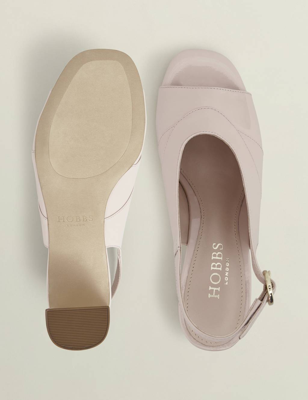 Suede Block Heel Slingback Open Toe Sandals 3 of 5