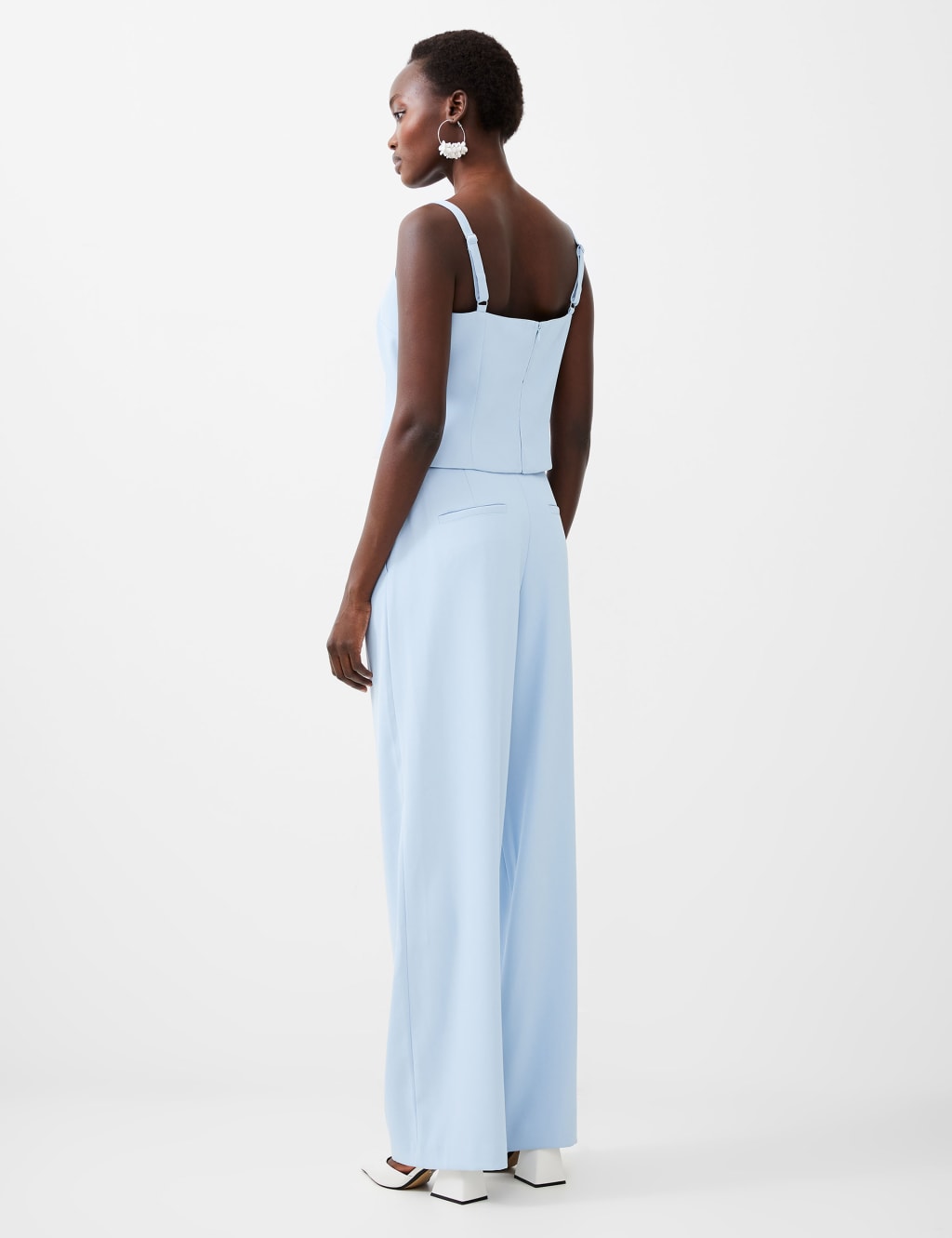 Square Neck Fitted Vest Top 3 of 4