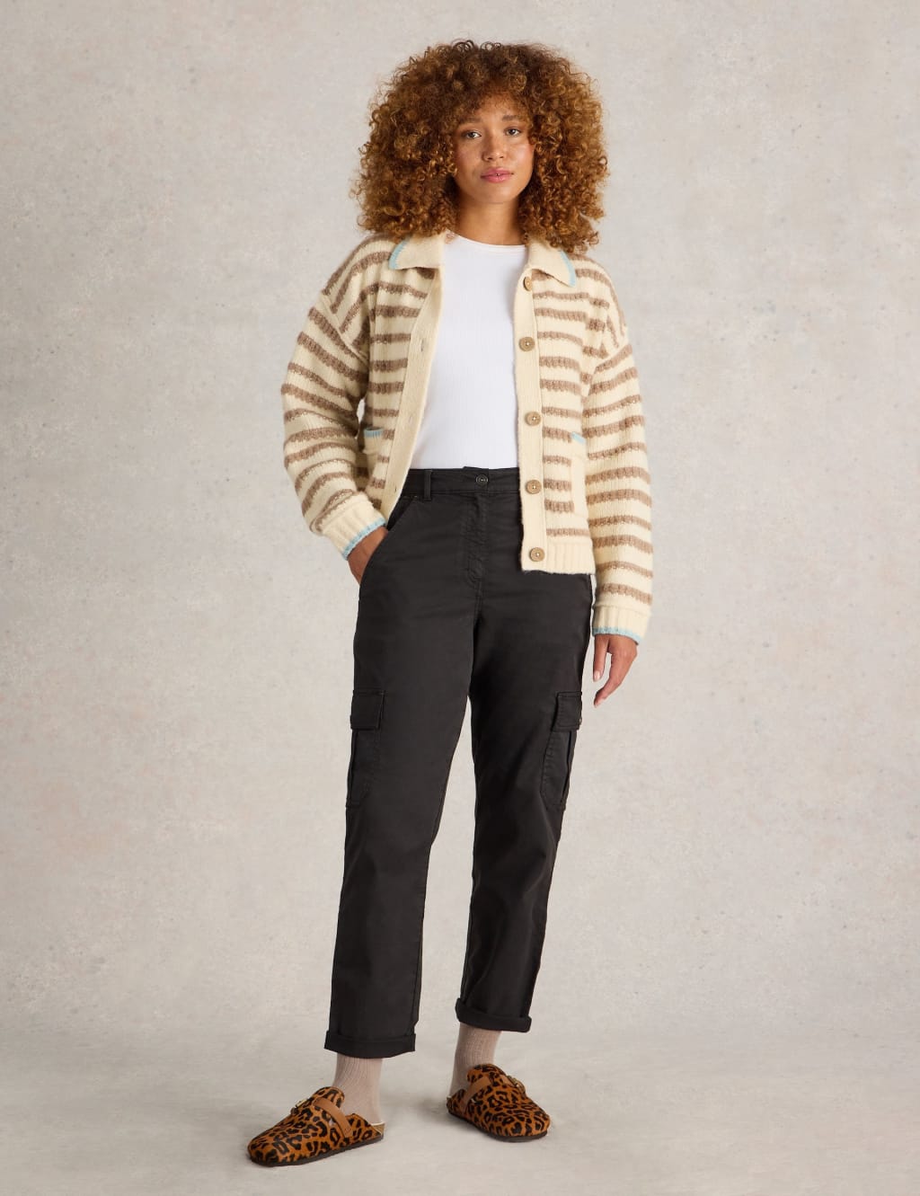 Lyocell Rich Cargo Trousers 3 of 6