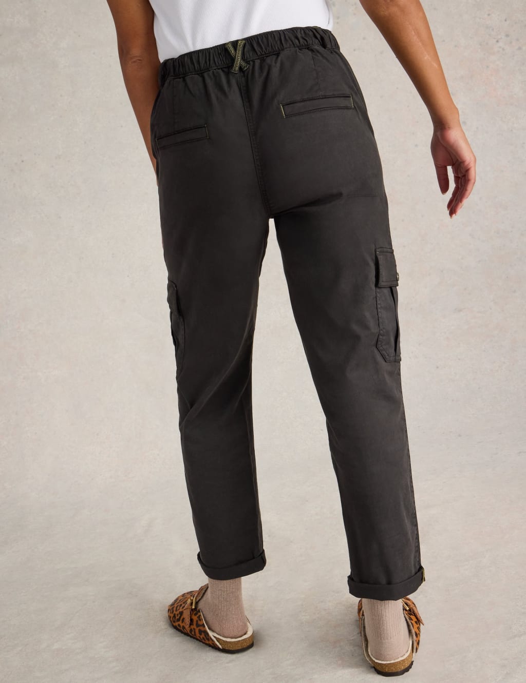 Lyocell Rich Cargo Trousers 4 of 6