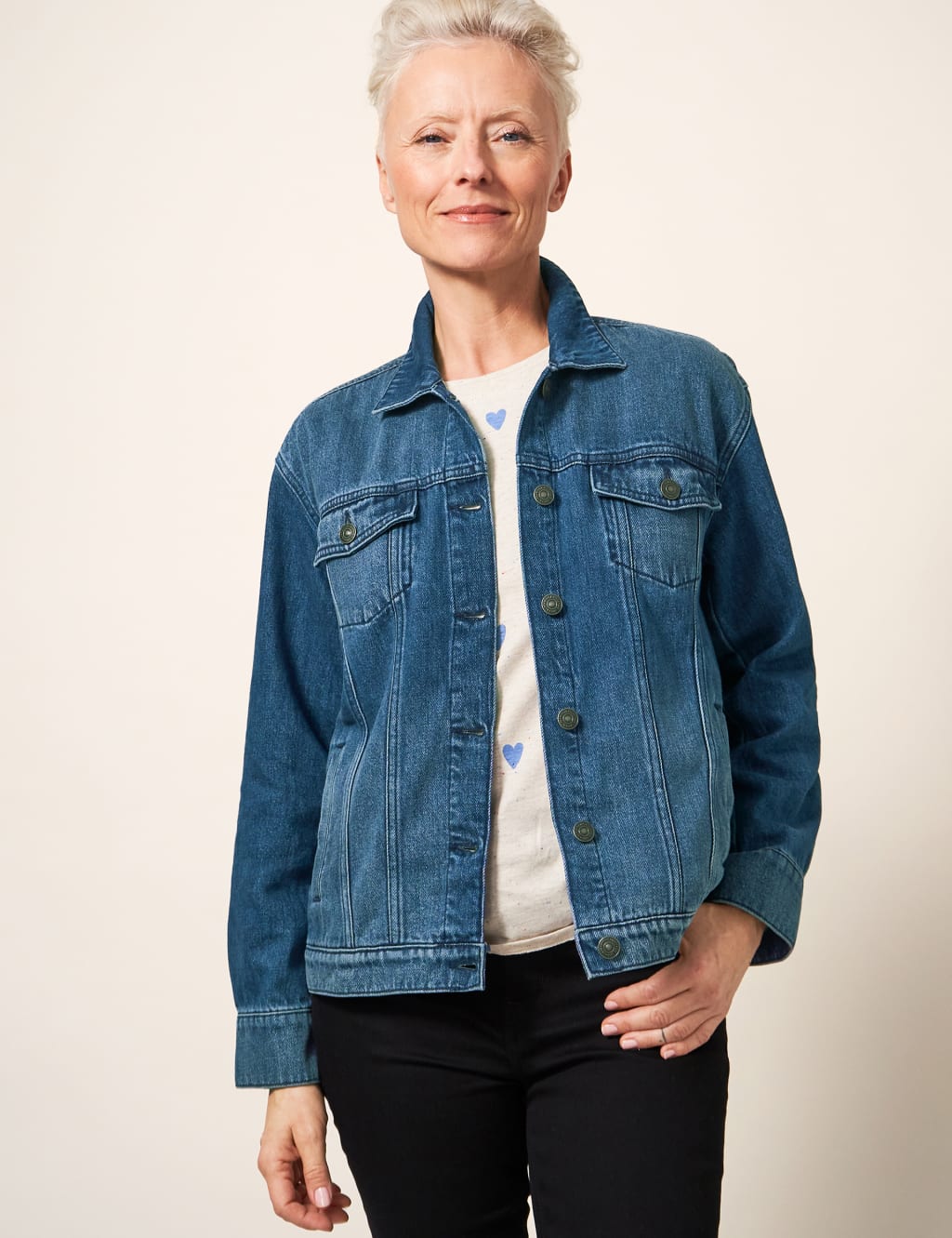 M&s denim jacket shop