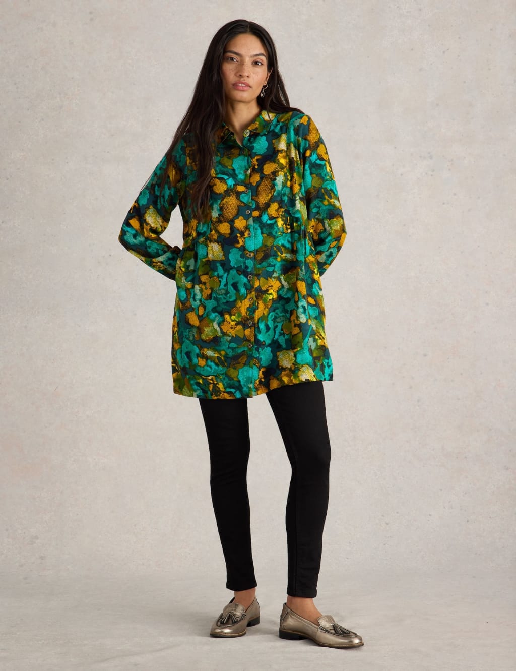 White stuff green tunic cheap
