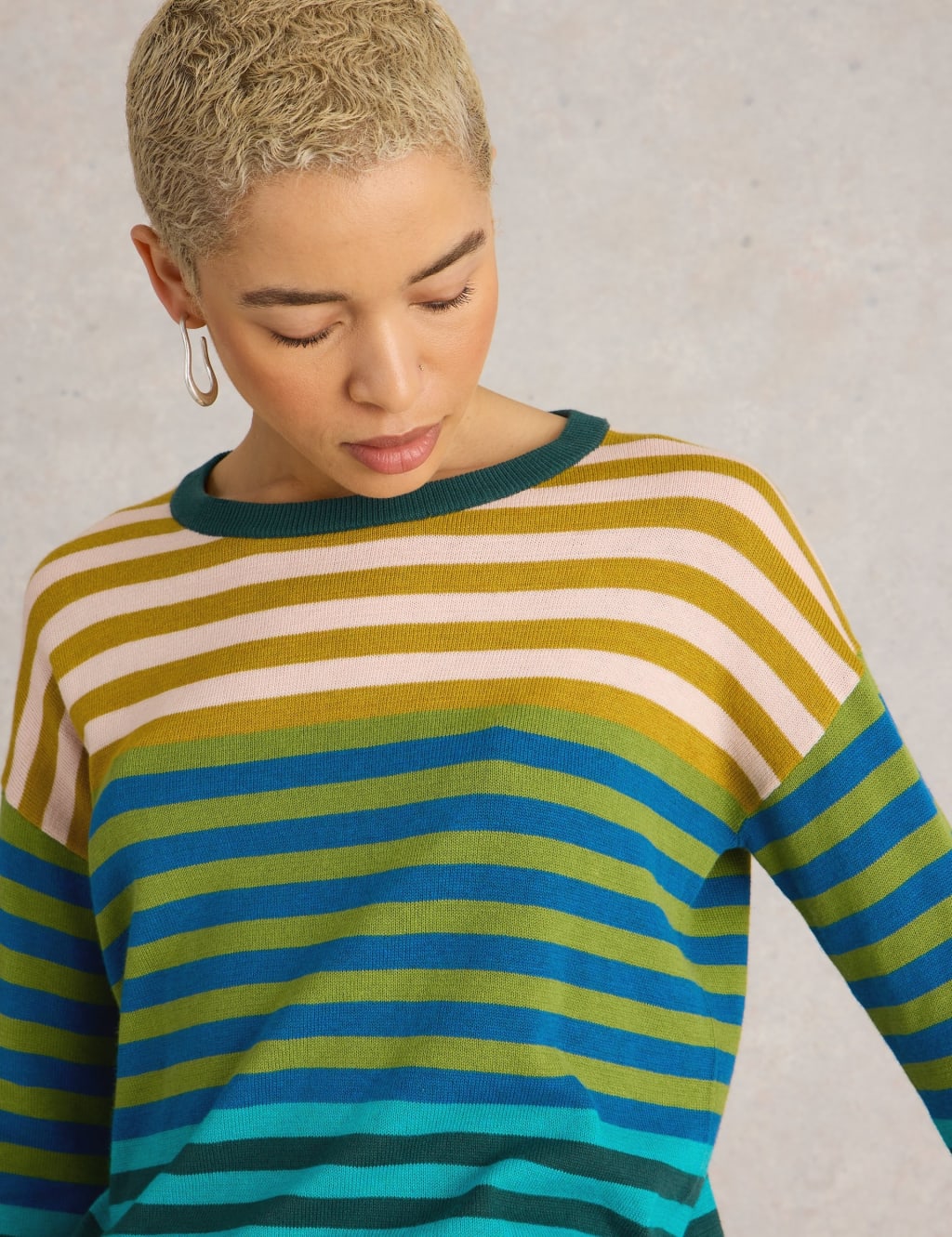 Cotton Rich Striped Jumper 4 of 6