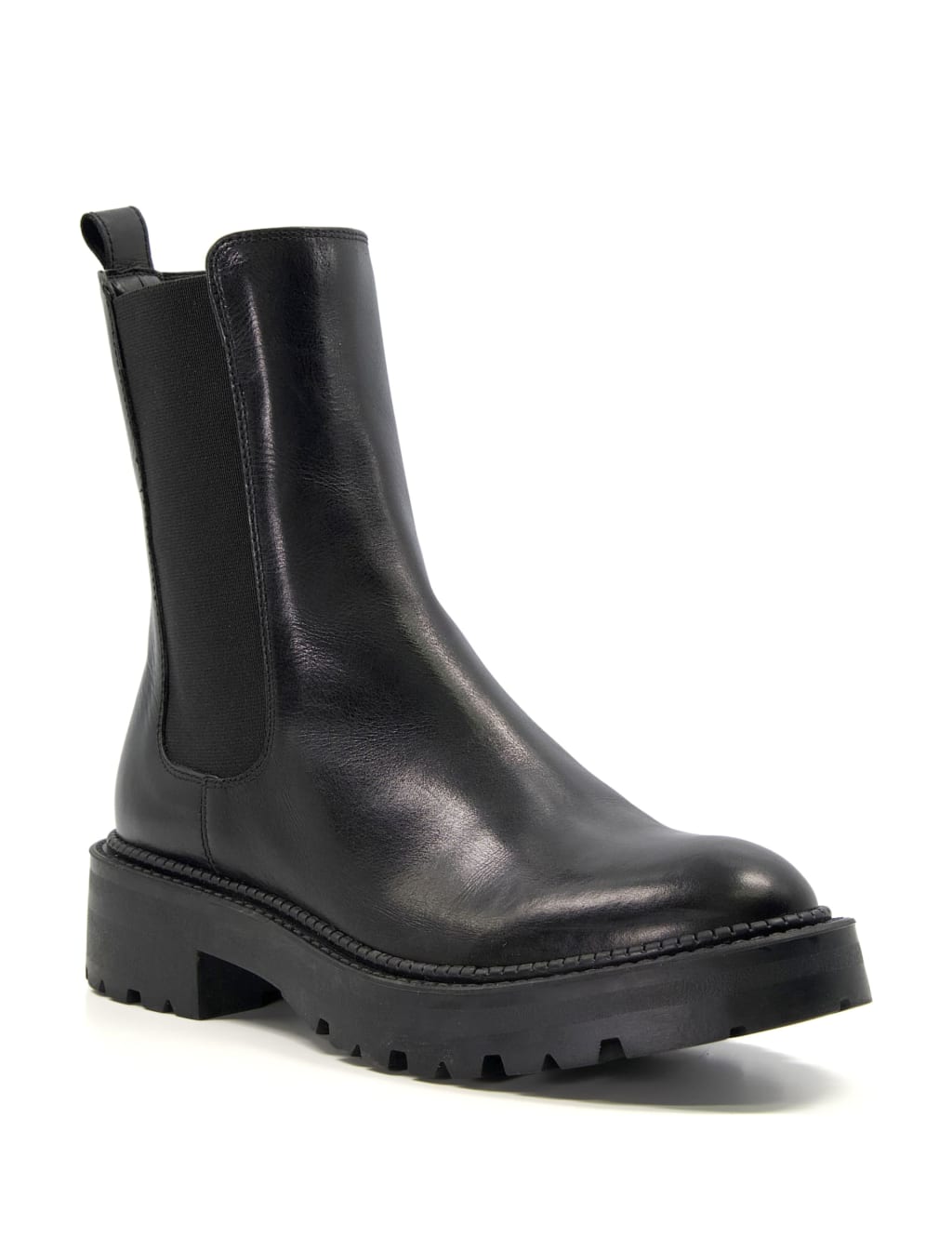 Black chelsea boots dune deals