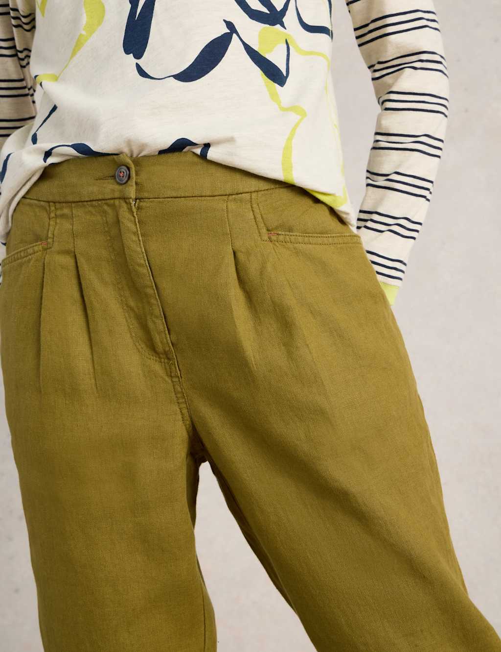 Pure Linen Trousers 5 of 6