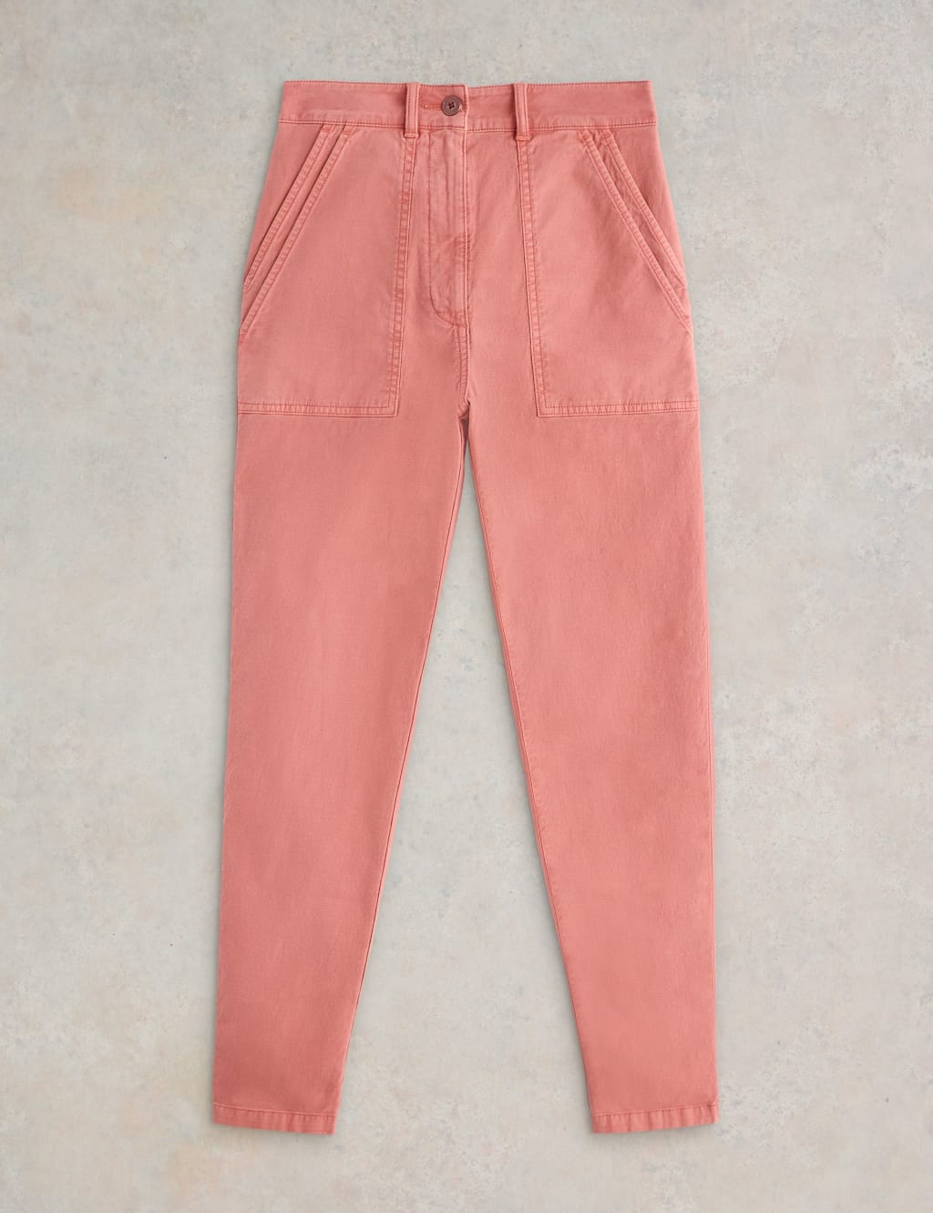 Cotton Rich Chinos With Linen 2 of 6