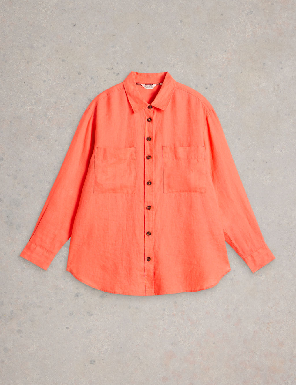 Pure Linen Printed Collared Relaxed Shirt 2 of 6