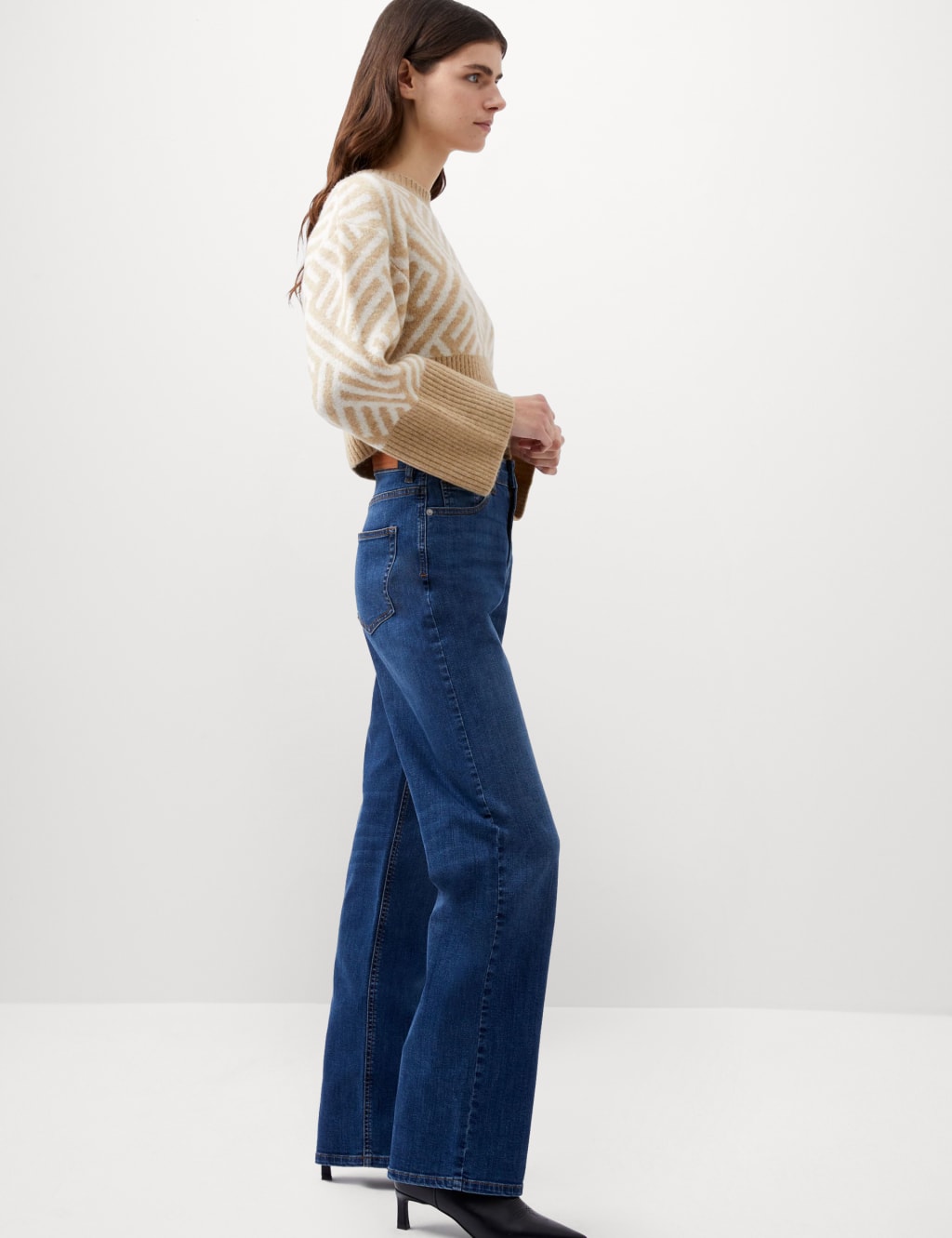 High Waisted Straight Leg Jeans 5 of 5