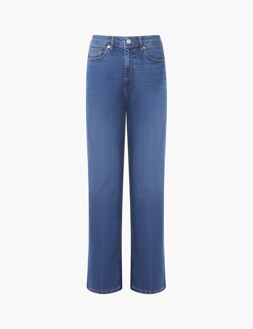 High Waisted Straight Leg Jeans 2 of 5
