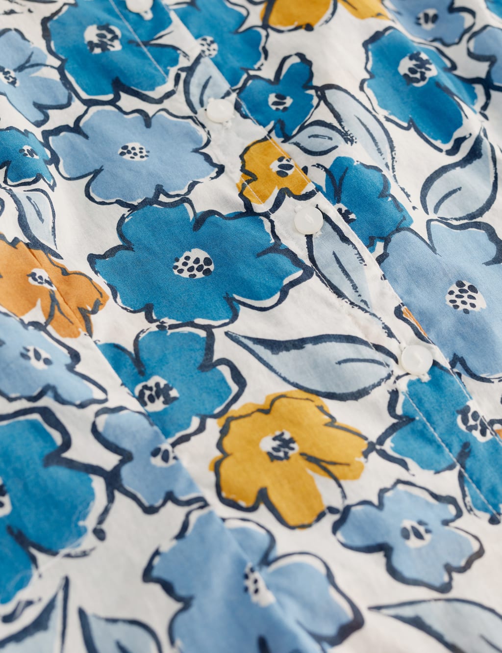 Cotton Rich Floral Short Sleeve Shirt 5 of 5