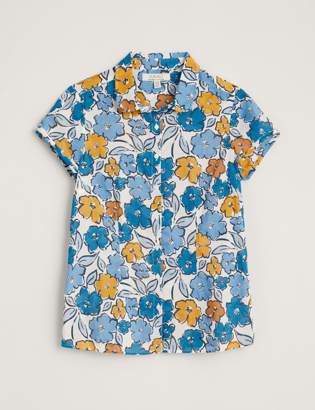 Cotton Rich Floral Short Sleeve Shirt 2 of 5