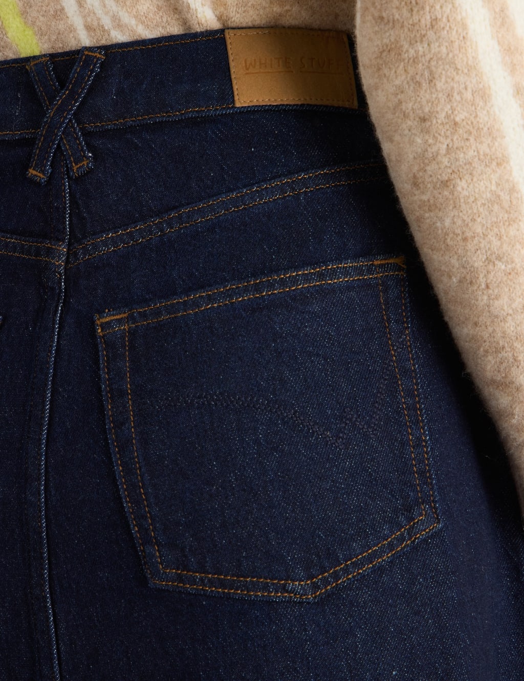Denim Midi Skirt 5 of 7