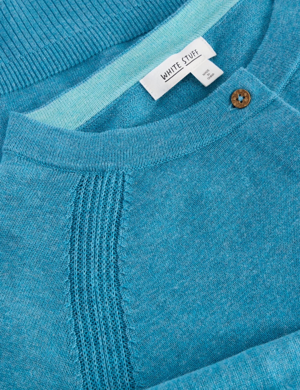 Pure Cotton Crew Neck Cardigan 6 of 7